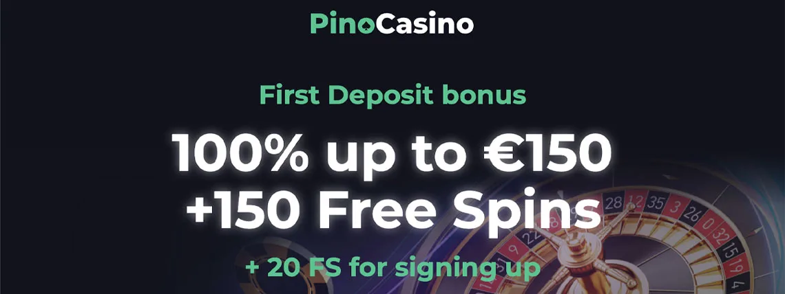 pino casino 20 free spins